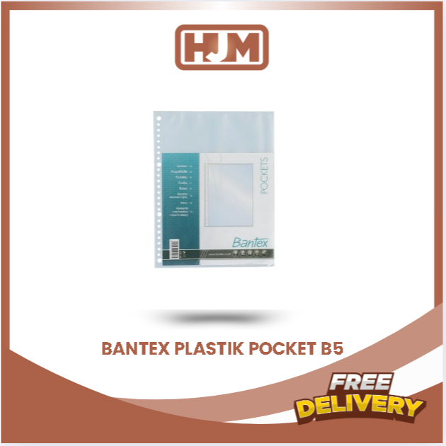 

BANTEX POCKETS B5 26 HOLES (10 SHEETS) 8001