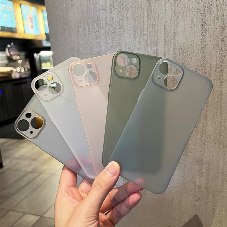 0.3MM Ultra Thin Matte Transparent PC Phone Case For iPhone 17 16 15 14 Pro Max Plus 13 12 11 Pro Ma