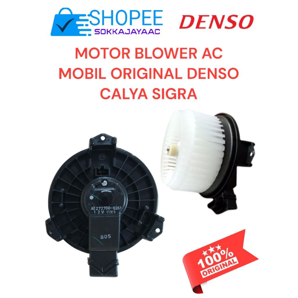 MOTOR BLOWER AC MOBIL ORIGINAL DENSO CALYA SIGRA
