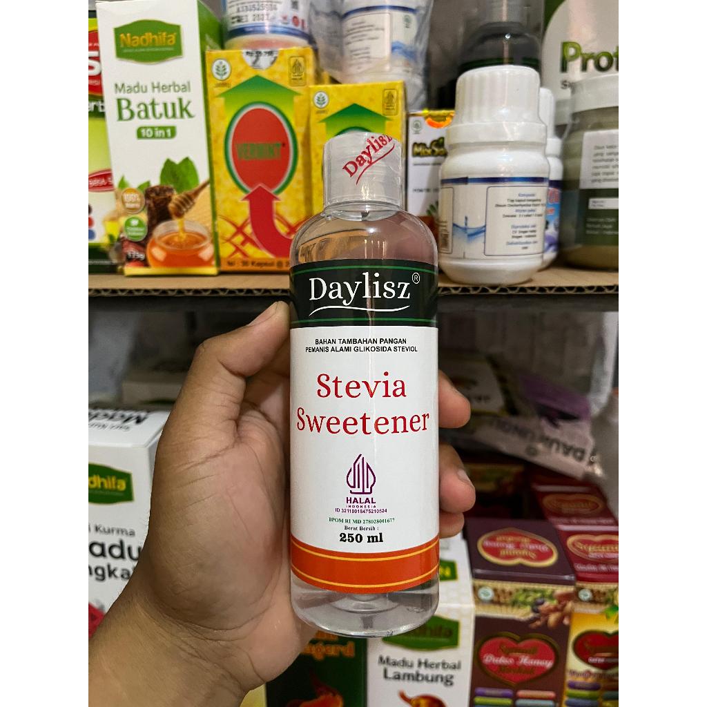 

Pemanis Alami Daylisz Stevia Sweetener Isi 250ml