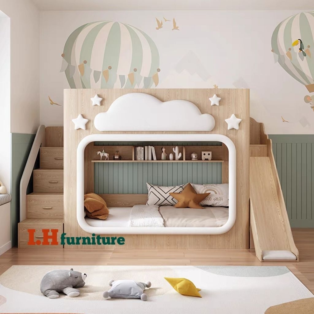 Tempat tidur anak , tempat tidur minimalis , tempat cewek cowok