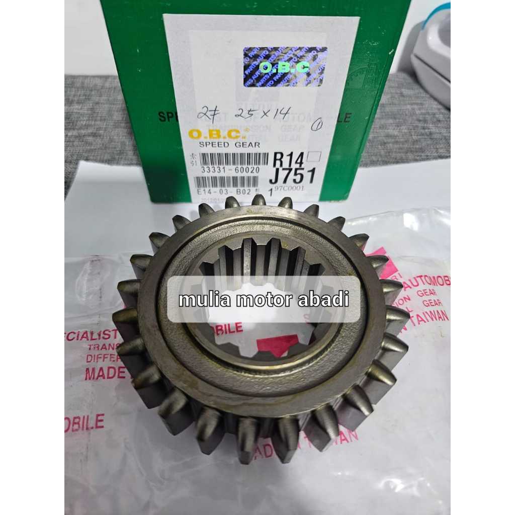 Gigi 1 speed gear hardtop 2f toyota 33331-60020 merk OBC