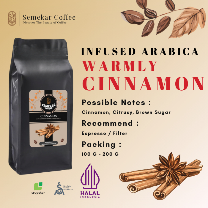 

Semekar Coffee - Kopi Warmly Cinnamon Fullwash Exclusive Premium Roasted Beans