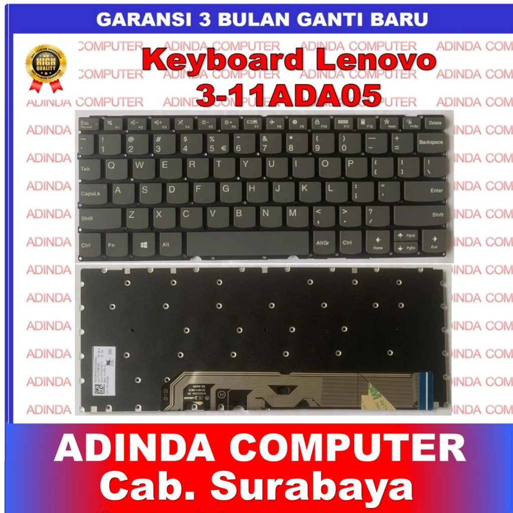Keyboard Lenovo Ideapad Flex 3 11ADA05 11IGL05 3-11ADA05 3-11IGL05 82B2 Delete