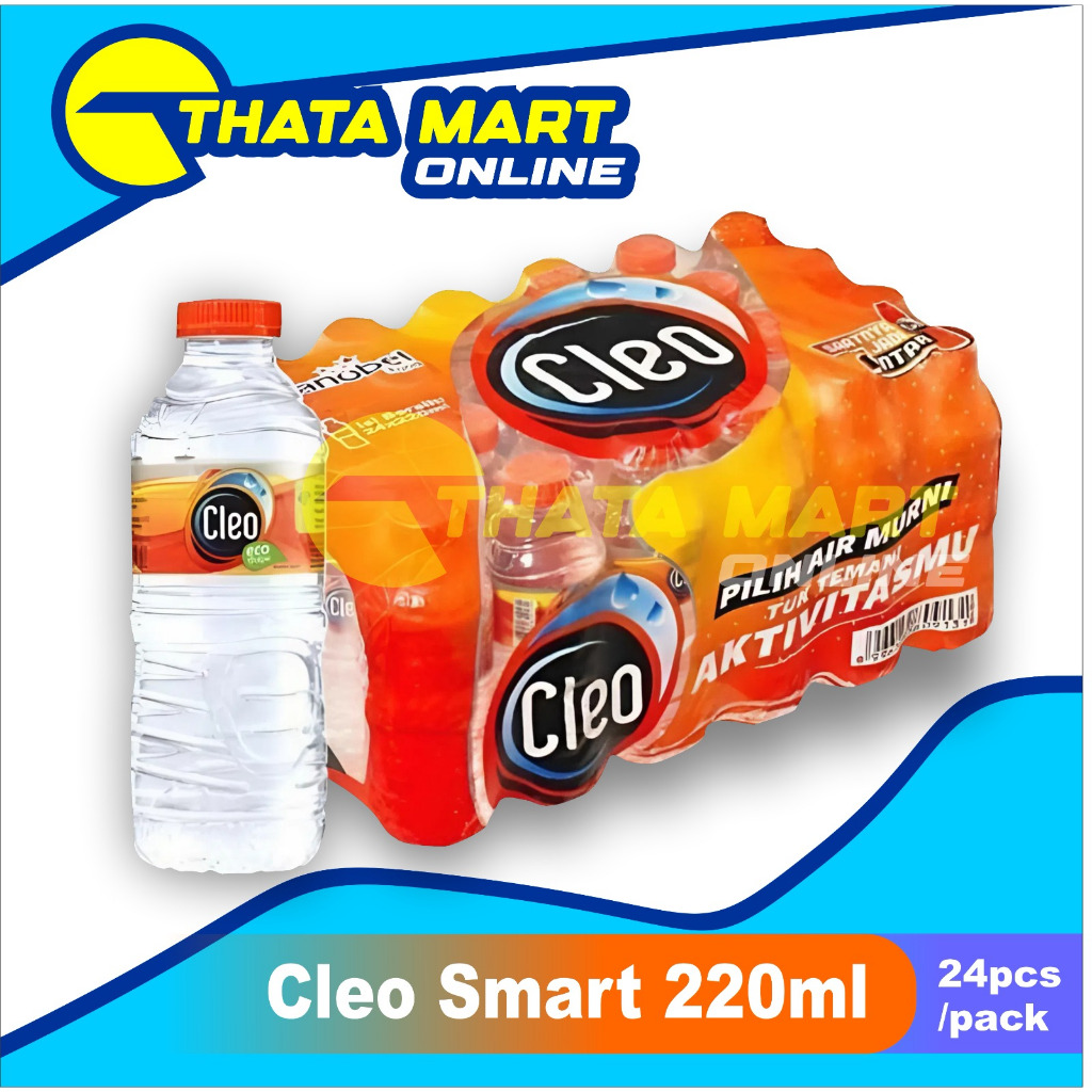 

CLEO Mini Botol 220ml Air Murni (24botol/pack) Kemurnian 99.99% /Cleo~Murni Lebih Baik