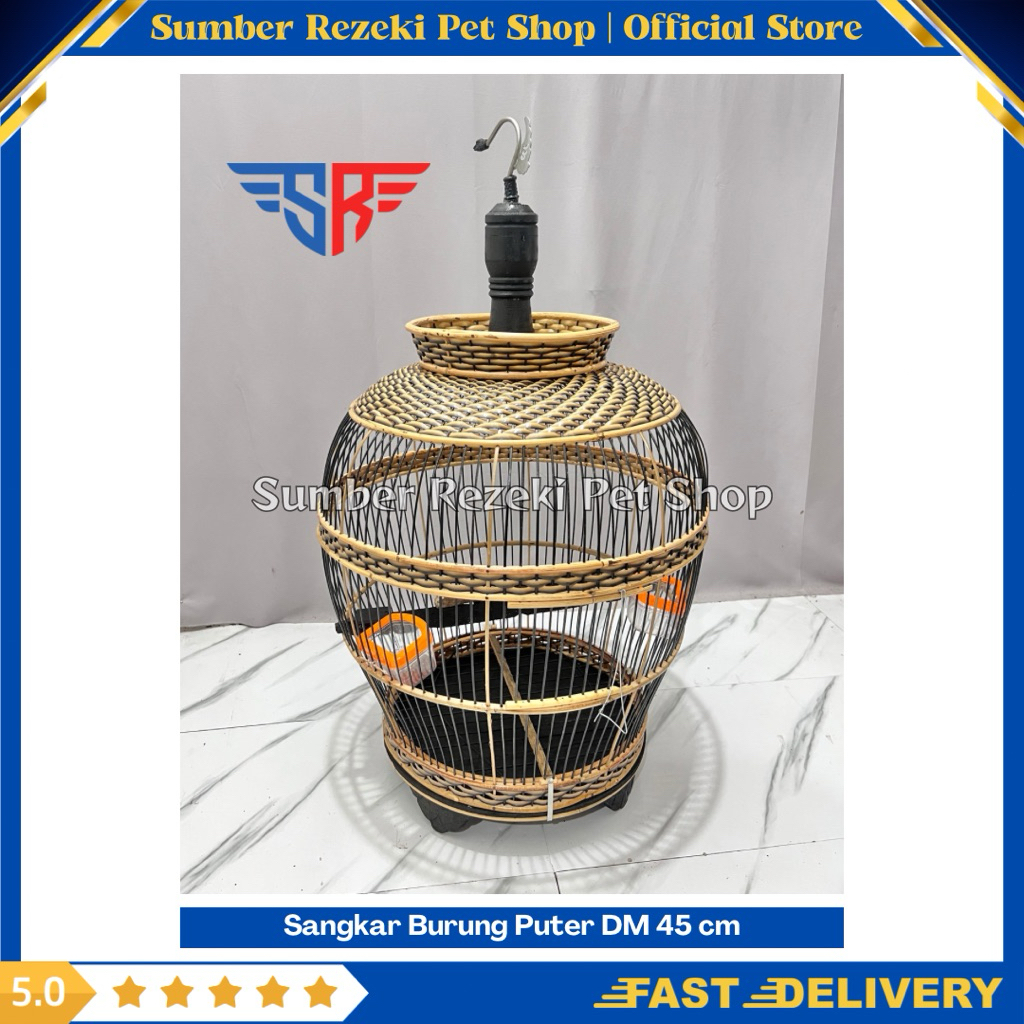 Sangkar Burung Puter Teukur Perkutut Sintetis Solo Cianjur DM 45 cm Kandang Burung Perkutut Kutut De