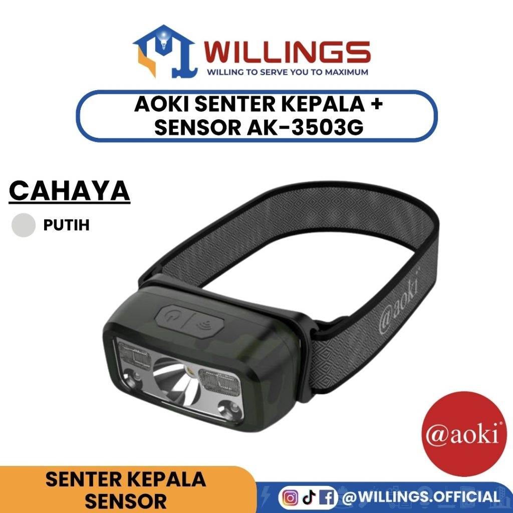WILLINGS - AOKI AK-3503G SENTER KEPALA SENSOR 10 WATT
