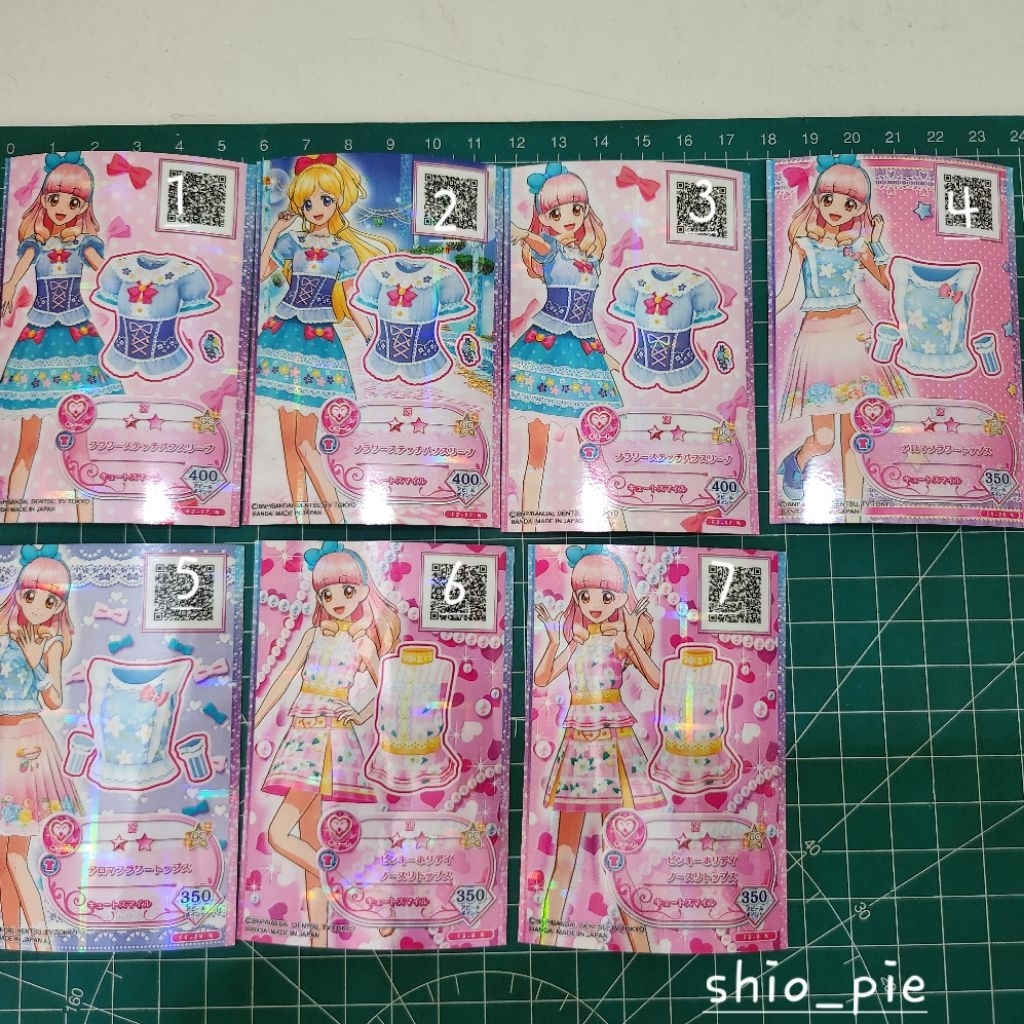 kartu original japan Aikatsu friends card N normal cute tops