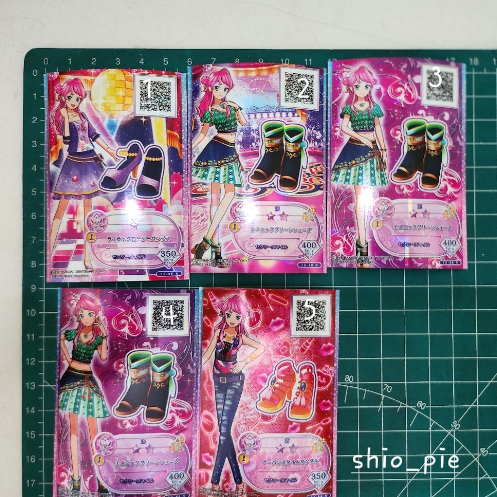 kartu original japan Aikatsu friends card N normal sexy shoes