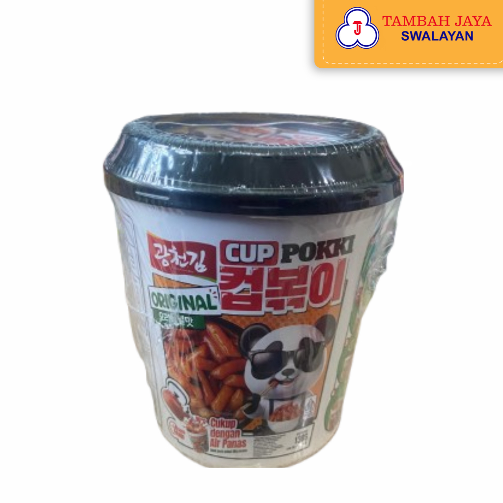 

CUPPOKKI ORIGINAL 130GR | TTEOKPOKKI CUP | KOREAN SNACK | TOKPOKKI SIAP MAKAN | TOKPOKKI INSTAN HALAL / Makanan Cup Instan