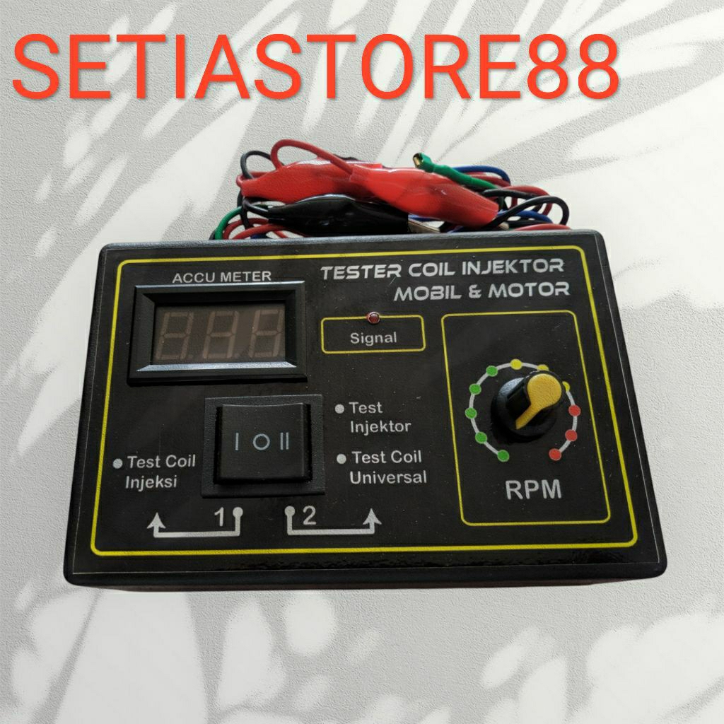 ALAT TEST COIL MOBIL & MOTOR, TESTER COIL INJEKSI, ALAT TEST VOLTASE AKI/ACCU