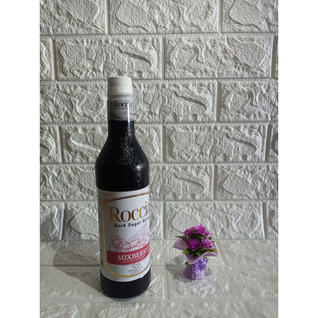 

Minuman sirup ROCCIA rock syrup sugar Mixberry 760ml