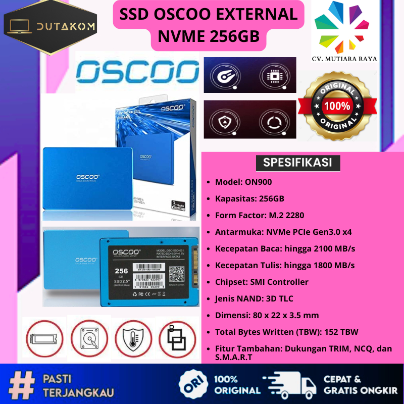 SSD EXTERNAL NVME OSCOO 256GB