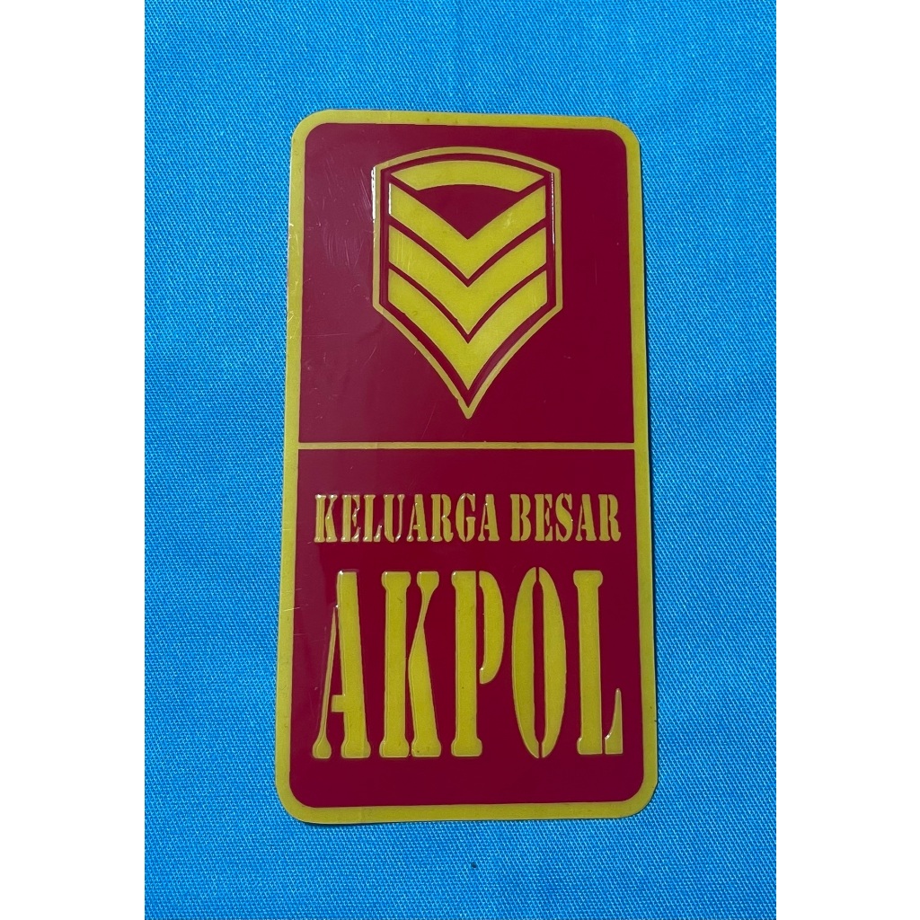 Stiker Akpol (Kotak)  - Sticker Akademi Police - Sticker Akpol Mobil - Stiker Akpol Motor