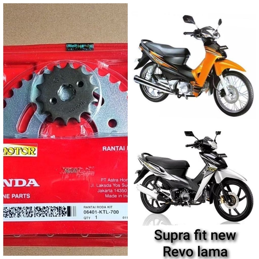 Gir set / Gir paket  supra fit new 06401-KTL-700 ori AHM