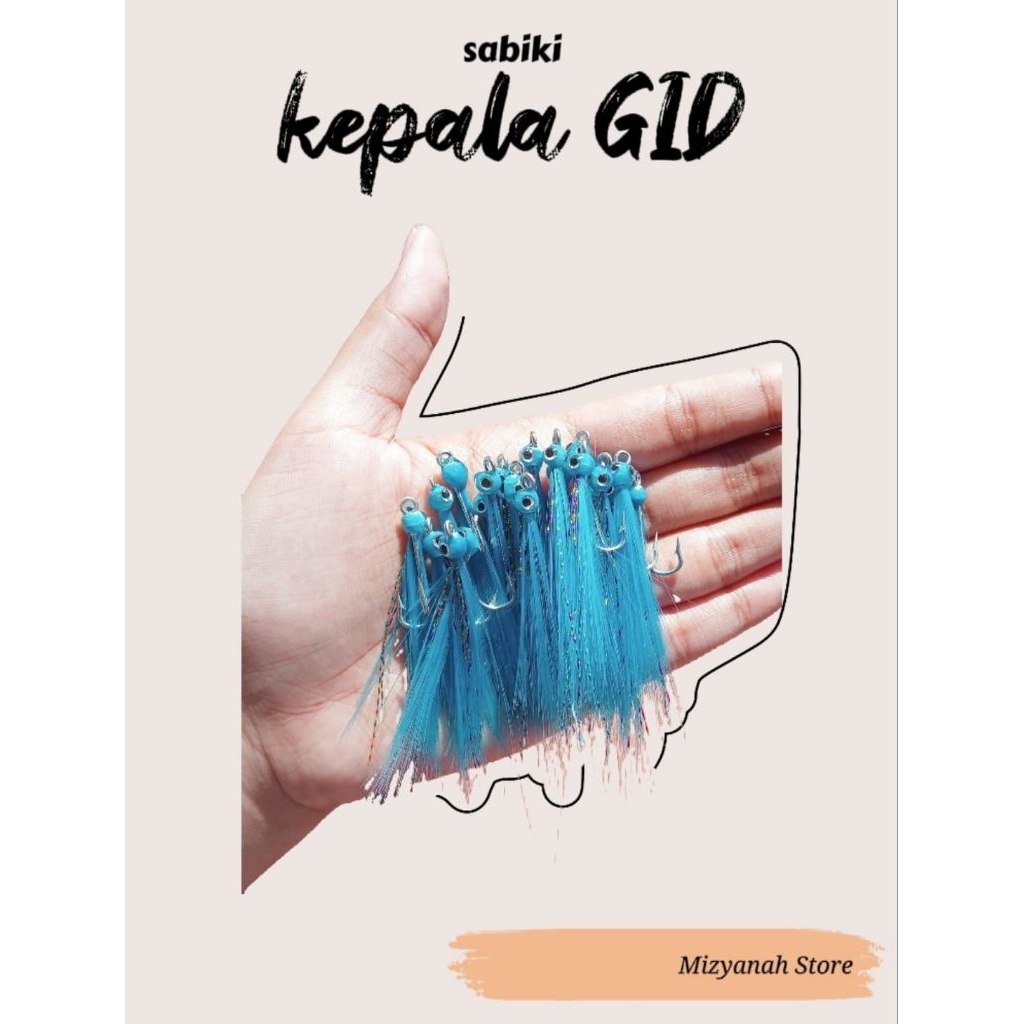 sabiki kepala gid | sabiki untuk pinggiran/jigging