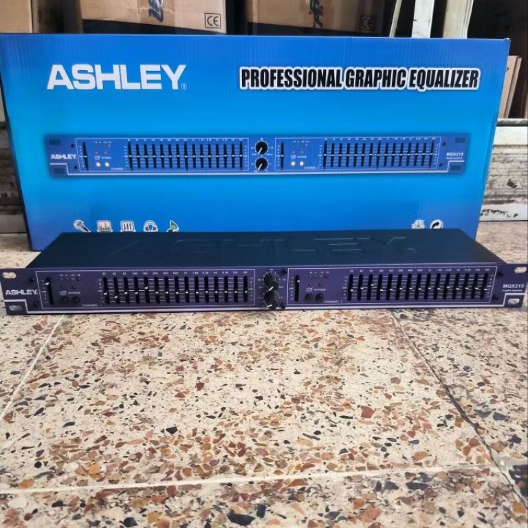 Equalizer Ashley MQX215 MQX 215 Original Ashley + Plus Subwoofer