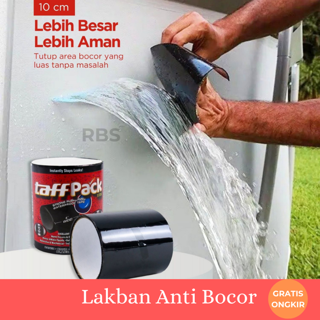 Redbowstore - Lakban Tambal Plastik Pralon Ember Bak / Lem Ember Anti Bocor Super Kuat