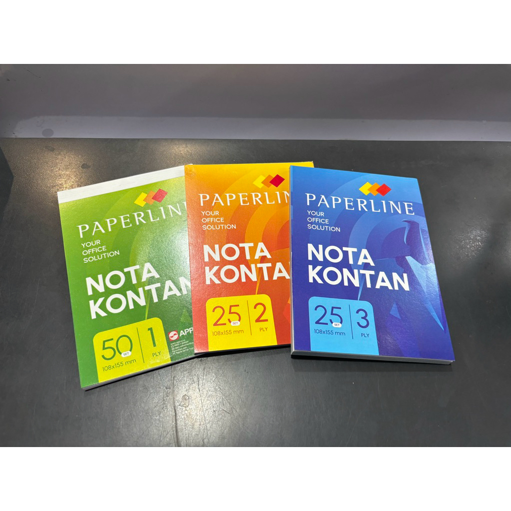 

NOTA KONTAN PAPERLINE 1PLY/2PLY/3PLY