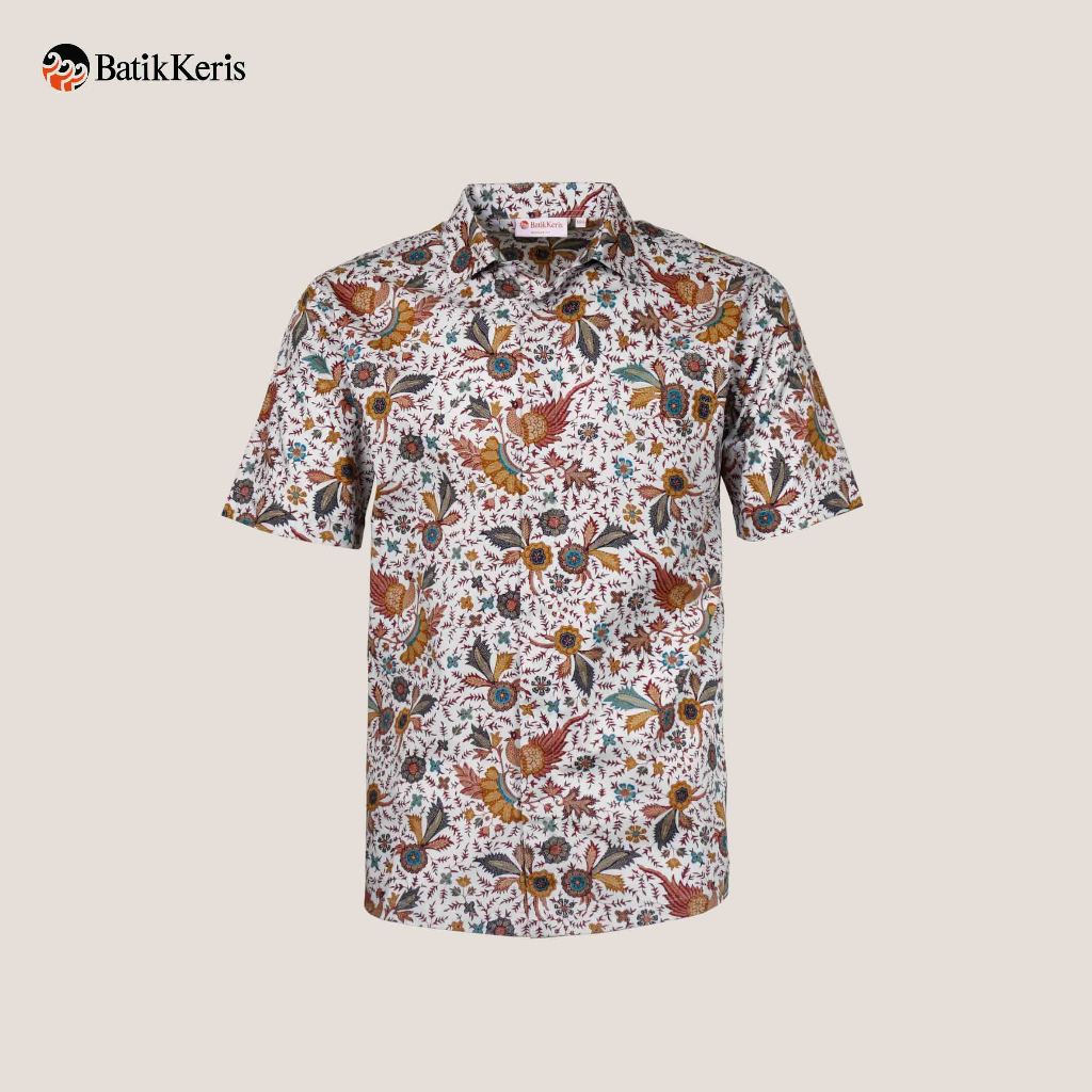 Batik Keris  Kemeja Batik Pria Reguler Fit Lengan Pendek  Motif Keris Peksi Taman Sari