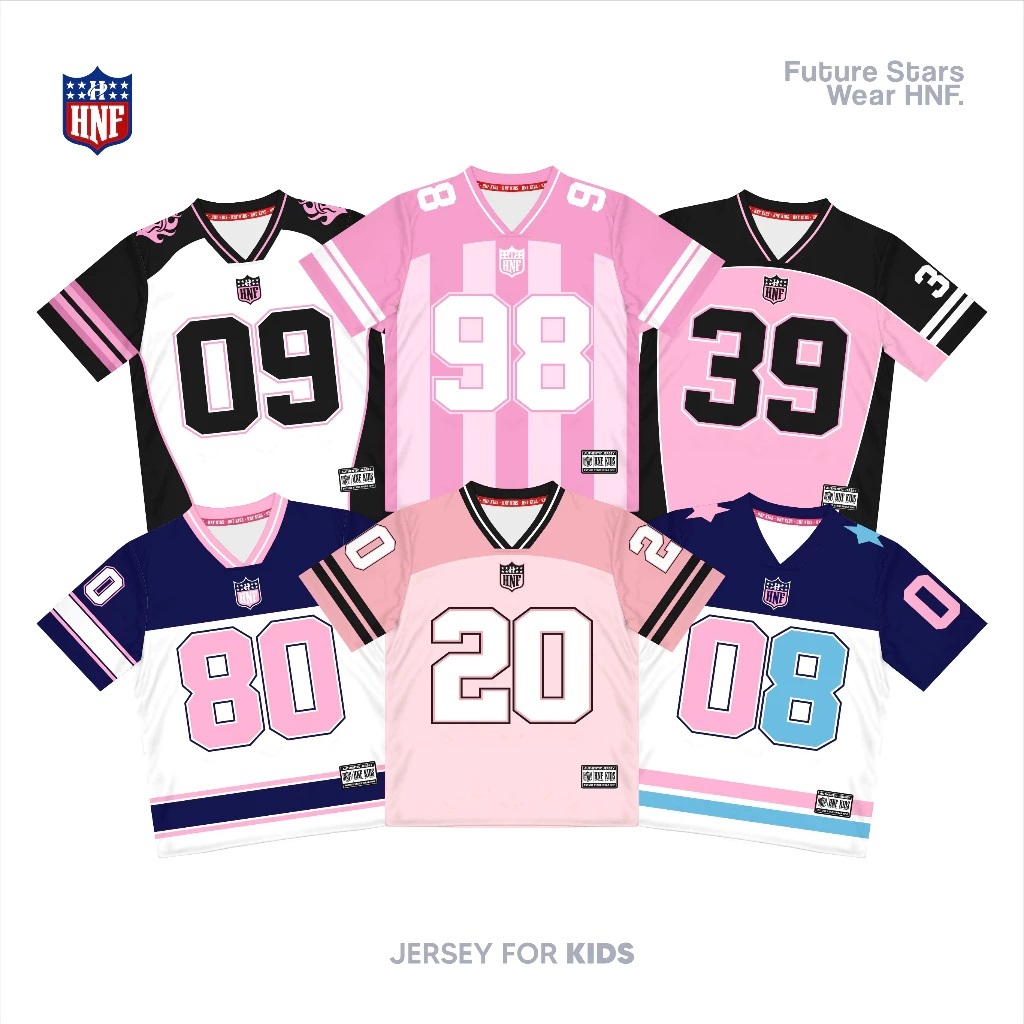 (Bisa COD) Baju anak Jersey Streetwear Oversize Boxy Fit Retro Unisex Vintage / Futsal/ Voly/ Tenis 