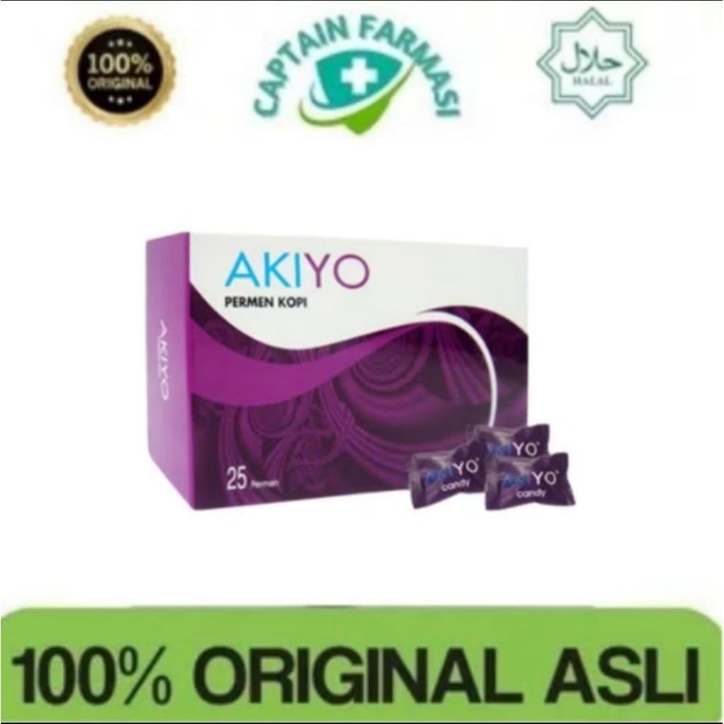 

Akiyo Candy Original Ginseng Asli 1 Pcs