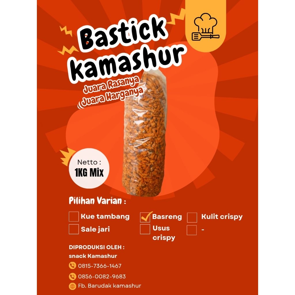 

Basreng pedas gak lebay 10KG