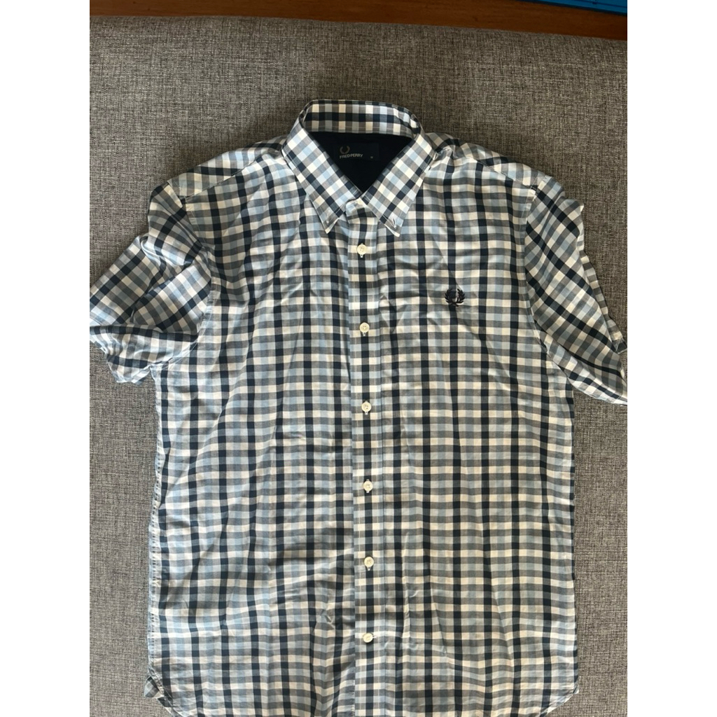 kemeja fred perry original lengan pendek short  sleeve