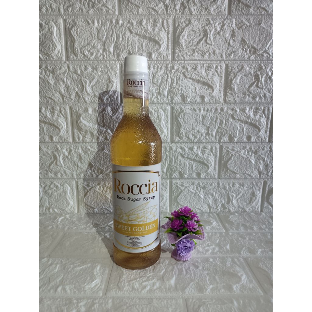 

Minuman sirup ROCCIA rock syrup sugar Sweet Golden 760ml