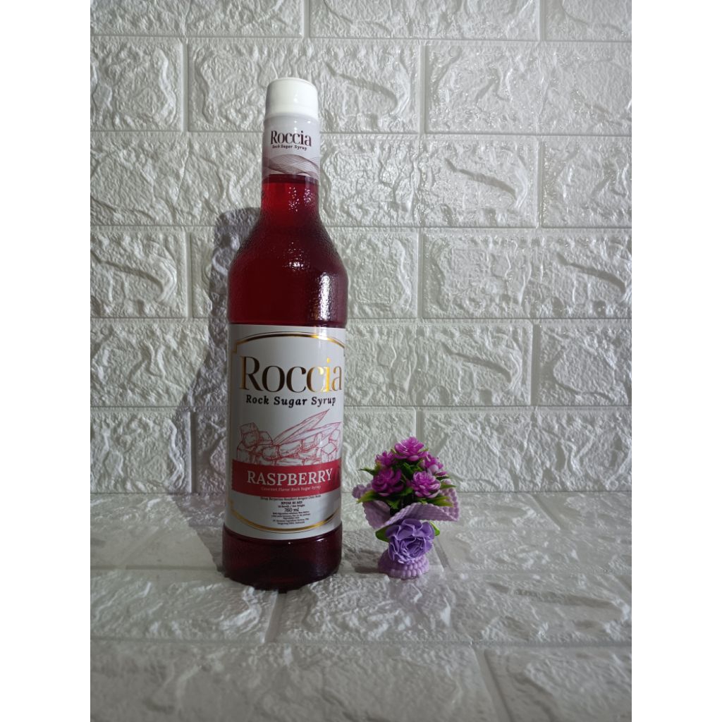 

Minuman sirup ROCCIA rock syrup sugar raspberry 760ml
