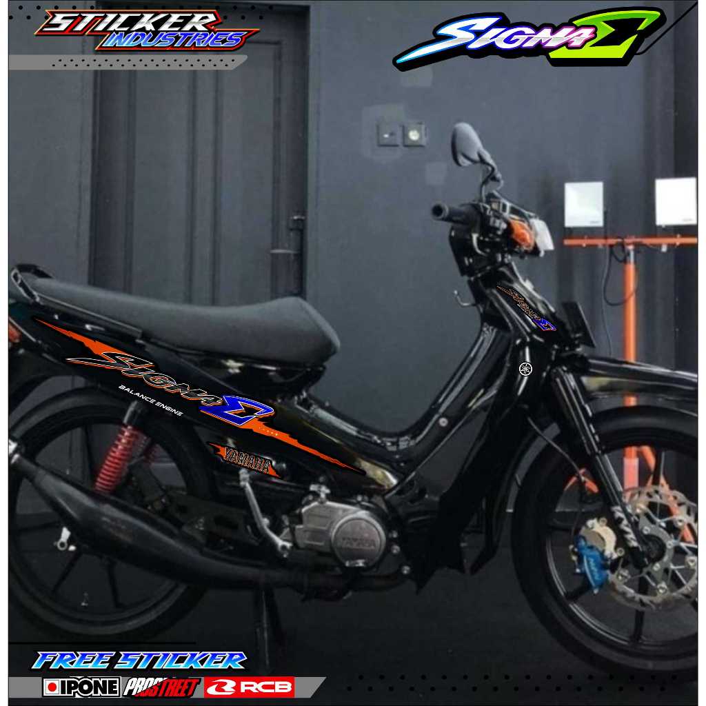 STRIPING VARIASI YAMAHA SIGMA E / STRIPING YAMAHA SIGMA