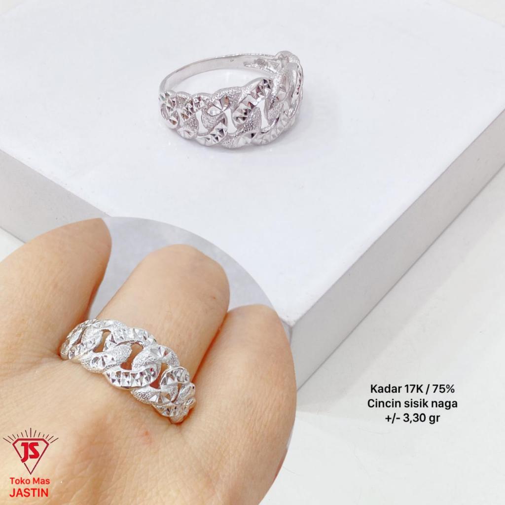 cincin new sisik naga kadar 17k/750