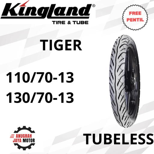 Ban NMAX Ban Tubeless KINGLAND King TIGER NMAX Sepasang 110/70 130/70 Ban Motor Tubeless