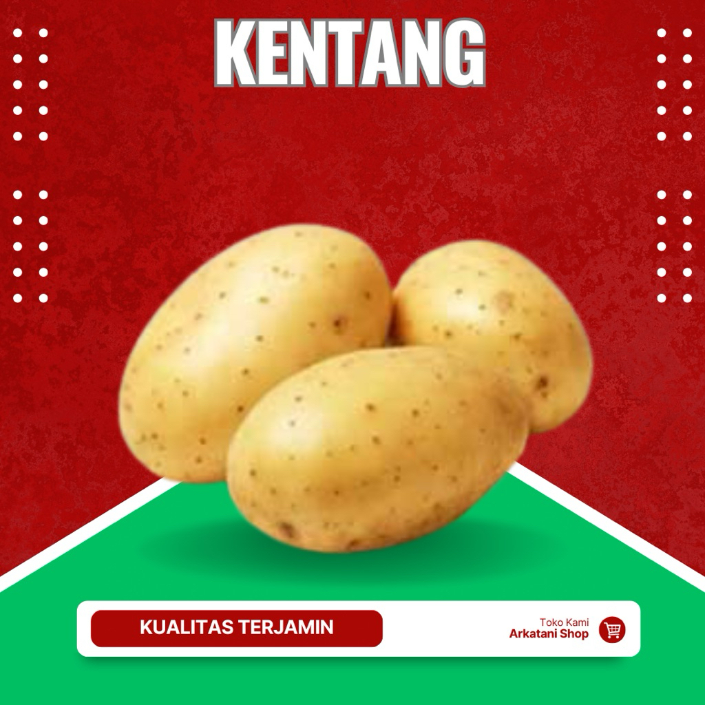 

(Ready Stok) Kentang Segar Pilihan 1Kg