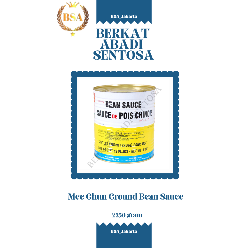 

Mee Chun Ground Bean Sauce (2250 gr)
