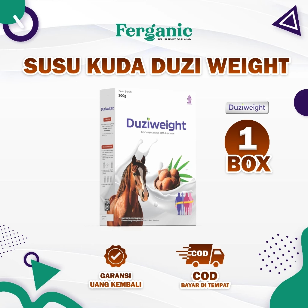 

DUZI WEIGHT - SUSU PENAMBAH BERAT BADAN TINGGI PROTEIN ALAMI 200gr