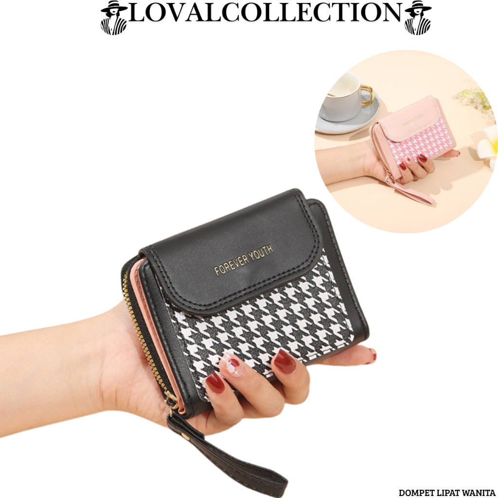 LC DOMPET LIPAT WANITA 881 DOMPET MINI DOMPET KECIL DOMPET KOIN DOMPET LUCU DOMPET PENDEK