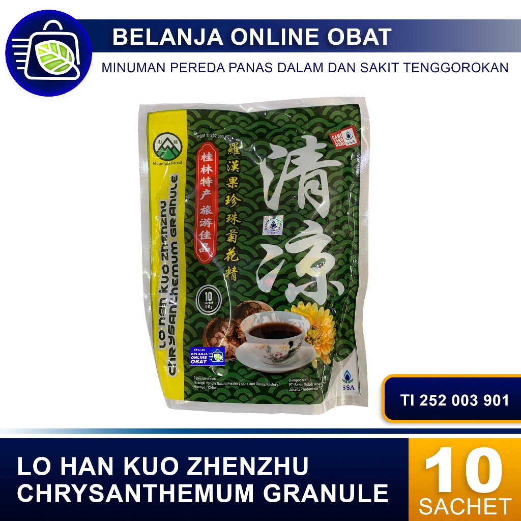 

LO HAN KUO ZHENZHU CHRYSANTHEMUM GRANULE // Minuman pereda panas dalam