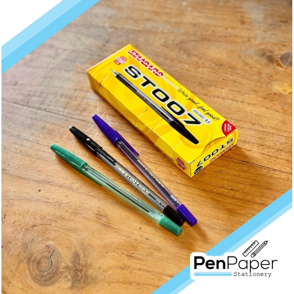 

Ballpoint STANDARD ST007 Hitam Bolpoin Bolpen Pulpen