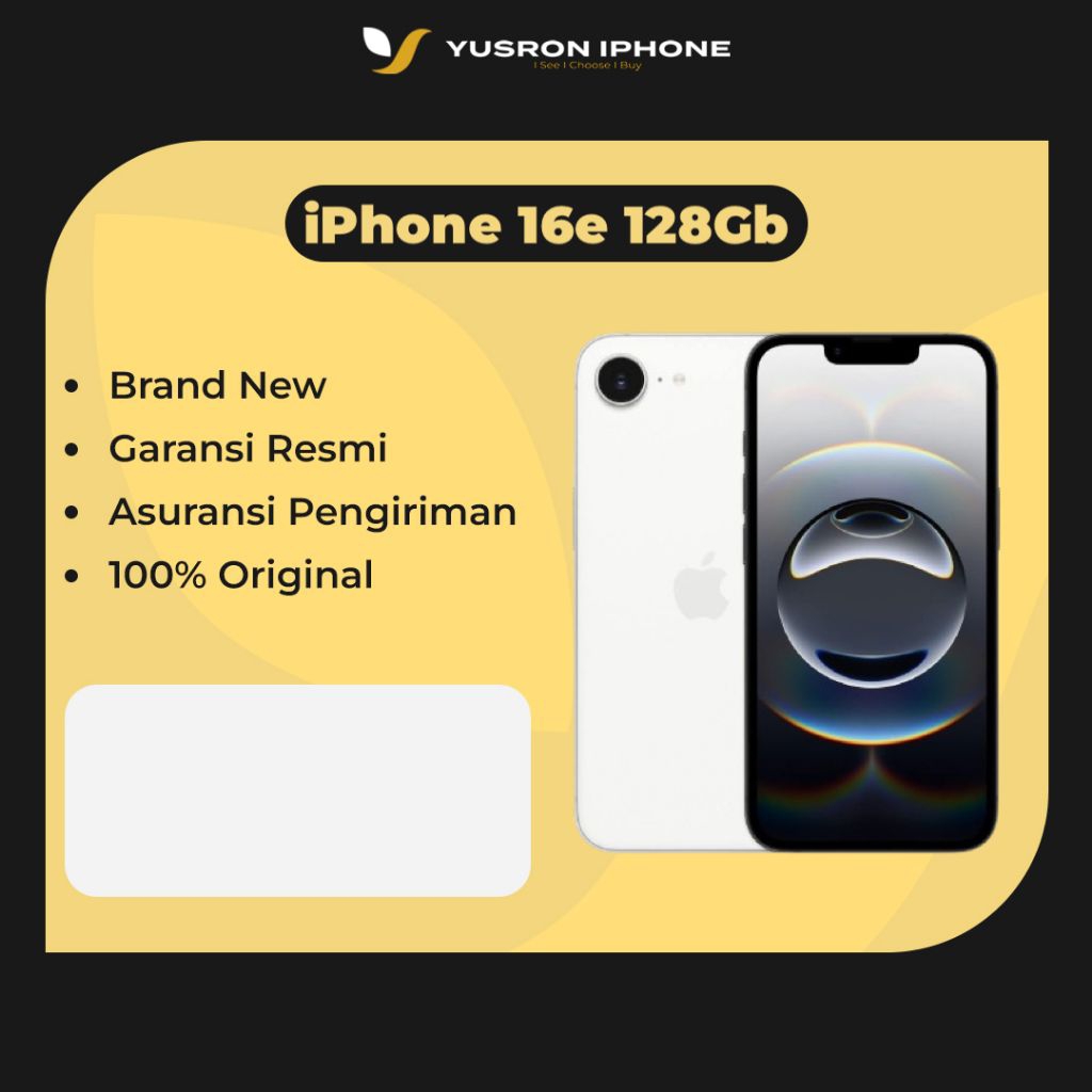 IPHONE 16E WHITE 128GB