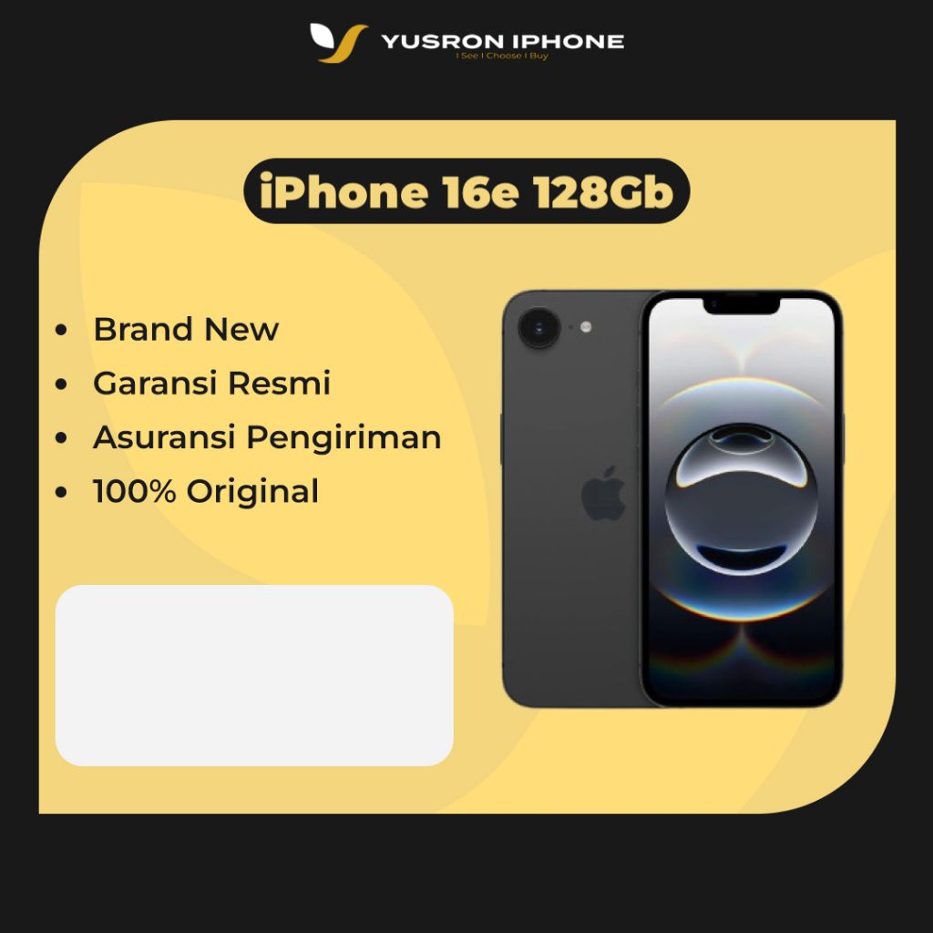 IPHONE 16E BLACK 128GB