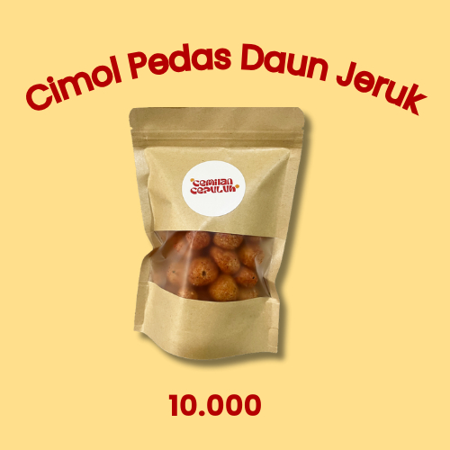 

Cimol Pedas Daun Jeruk