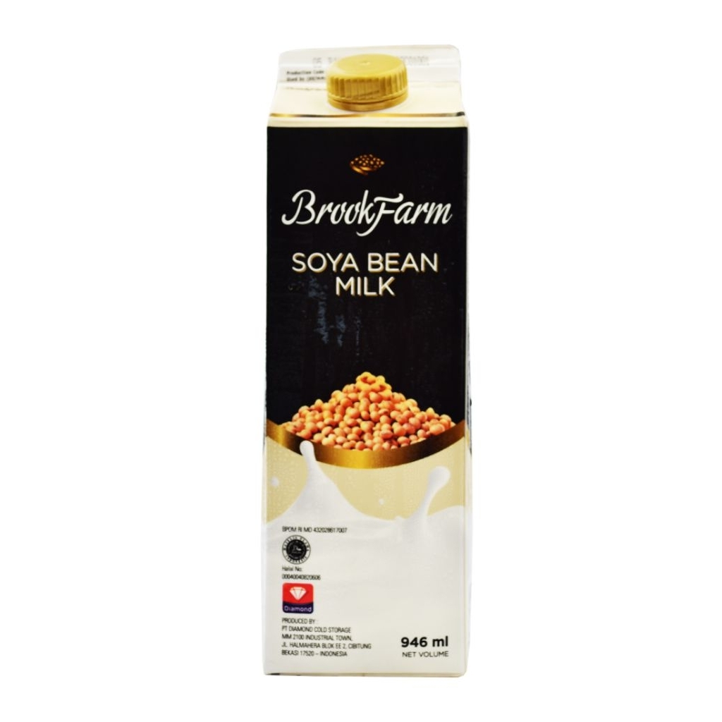 

Brook Farm Soya Bean Milk 946 ml / soya