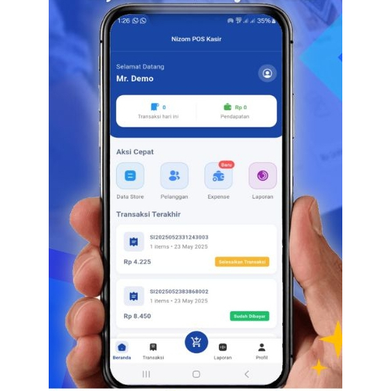 Aplikasi POS Kasir Laundry