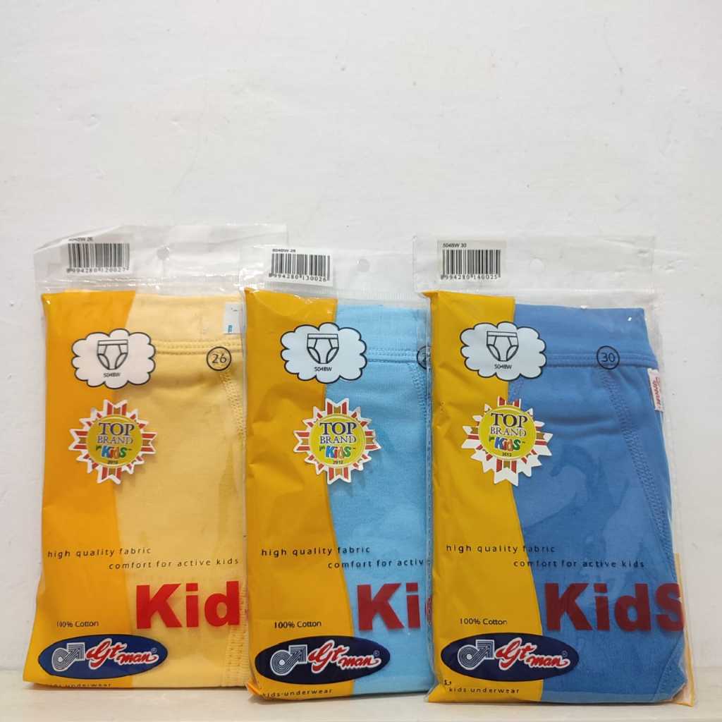 GT Man Kids - Celana Dalam Anak Laki-Laki 504BW#26#28#30 (Isi 1pcs)