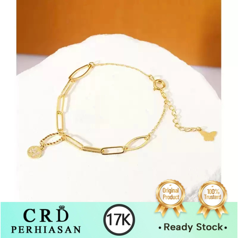 Gelang Emas Wanita Prancis 17k