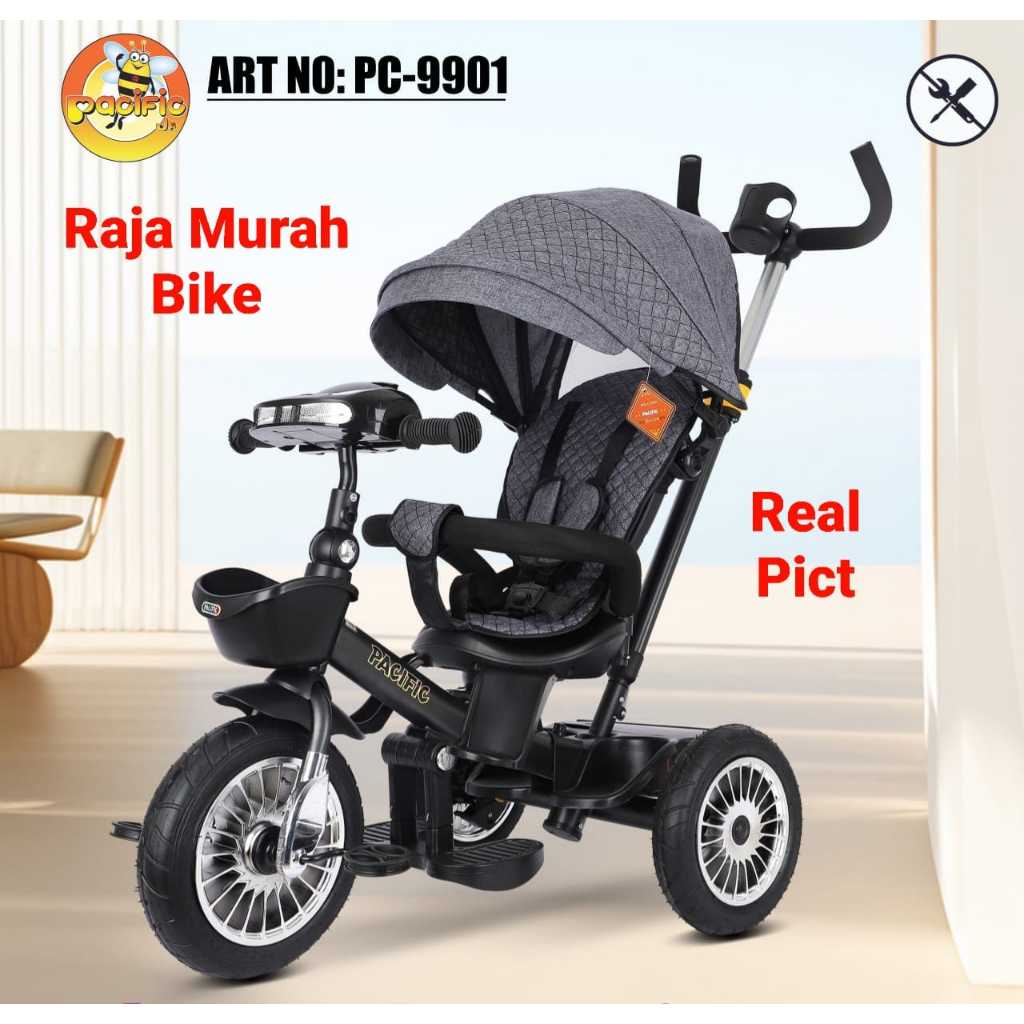 Sepeda Anak Roda Tiga Pacific PC- 9901 Sepeda Anak  Tricycle Pacific PC- 9901 Terbaru Sepeda Strolle