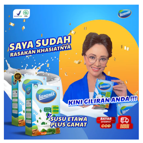 

GAMAMILK PREMIUM - (1 BOX) Minuman Mengandung Susu Bubuk Rasa Vanilla