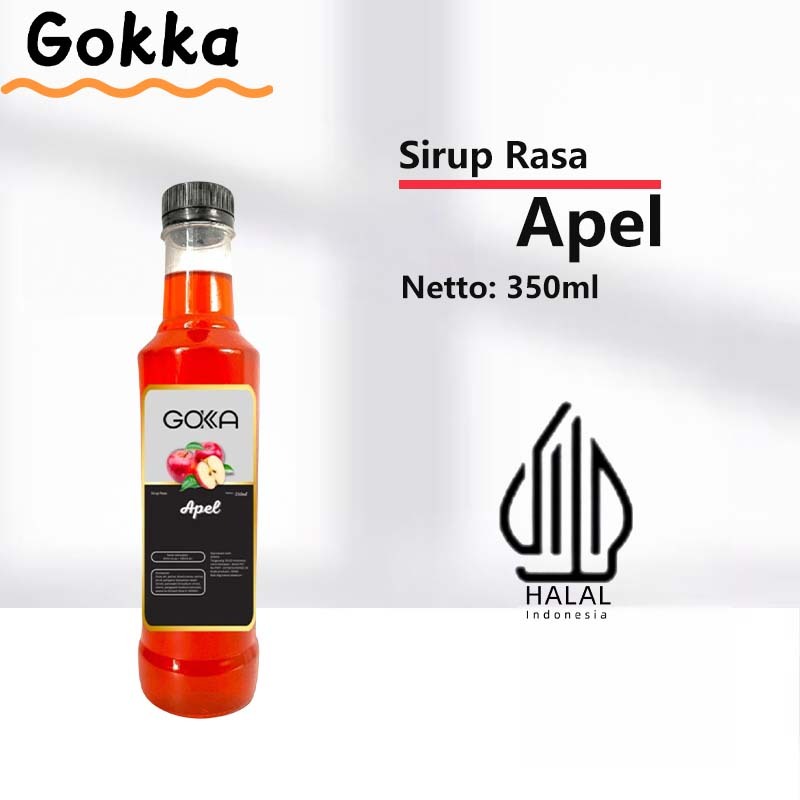 

Gokka Apel Sirup Minuman 350ml - Apel Flavor Syrup / Sirup Apel