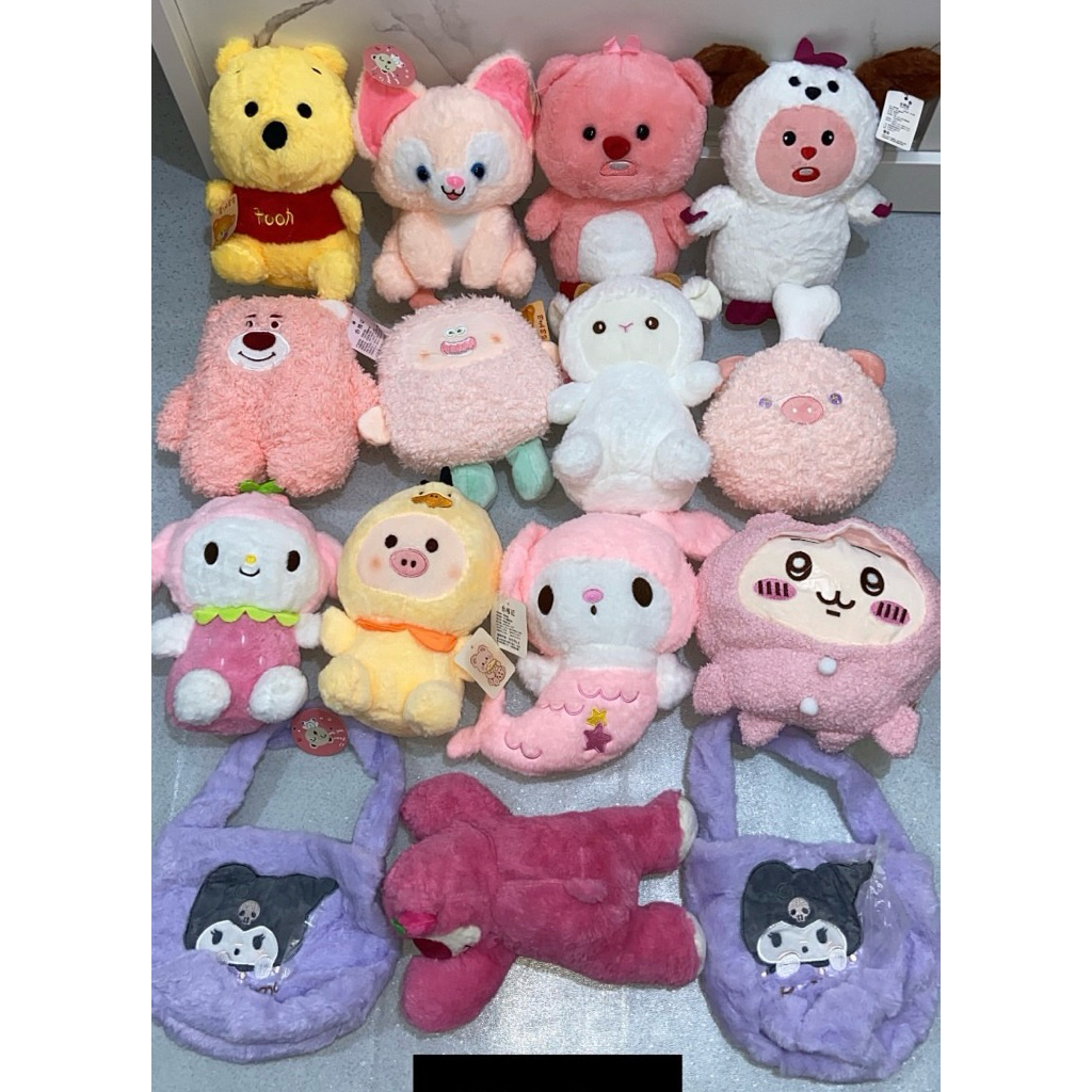 Boneka Lucu Imut Karakter Korea / Anime | Boneka Plushie Hadiah Anak Cewek Cowok